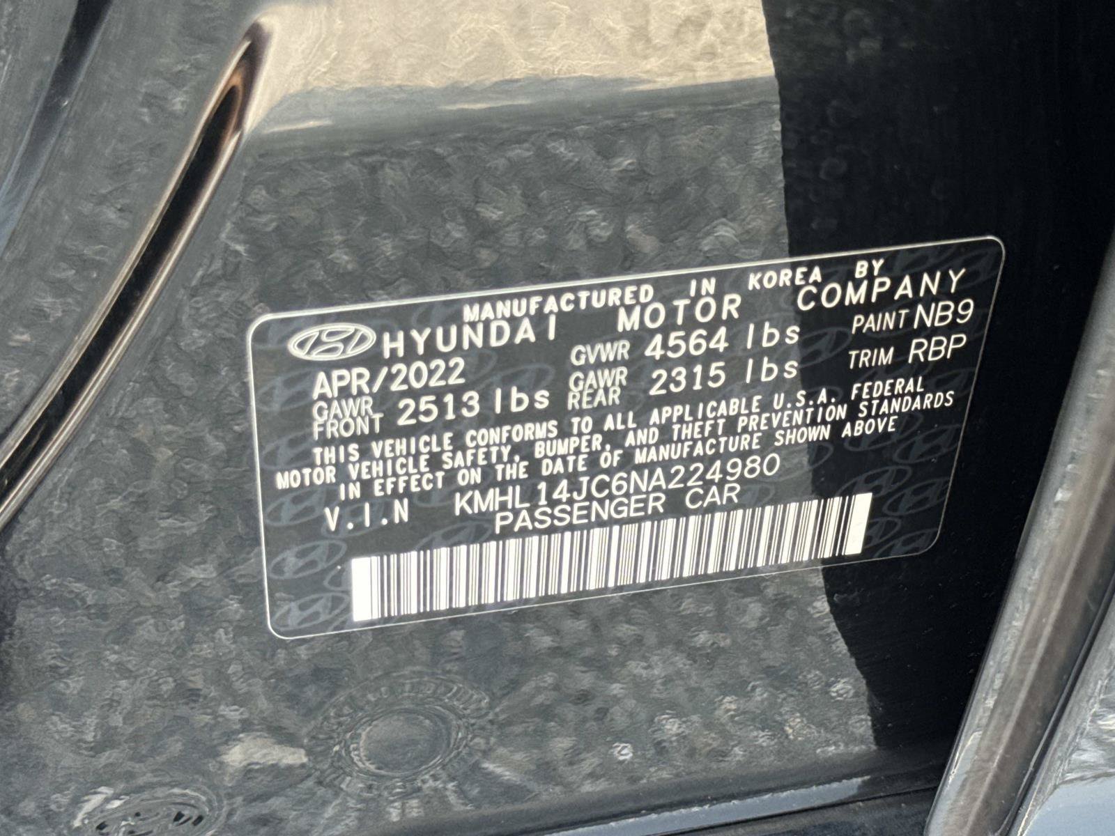 Certified 2022 Hyundai Sonata N Line w/ Cargo Package FWD image 25