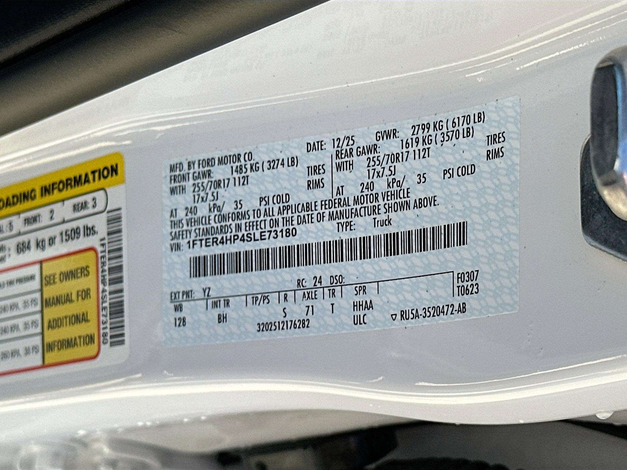 New 2025 Ford Ranger XLT w/ Equipment Group 301A High image 18