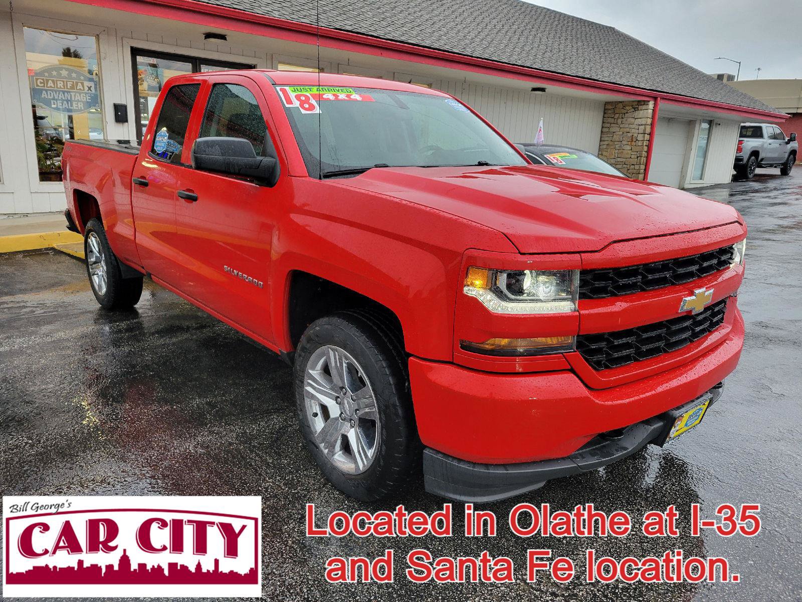 Used 2018 Chevrolet Silverado 1500 Custom w/ Trailering Package AWD/4WD image 1