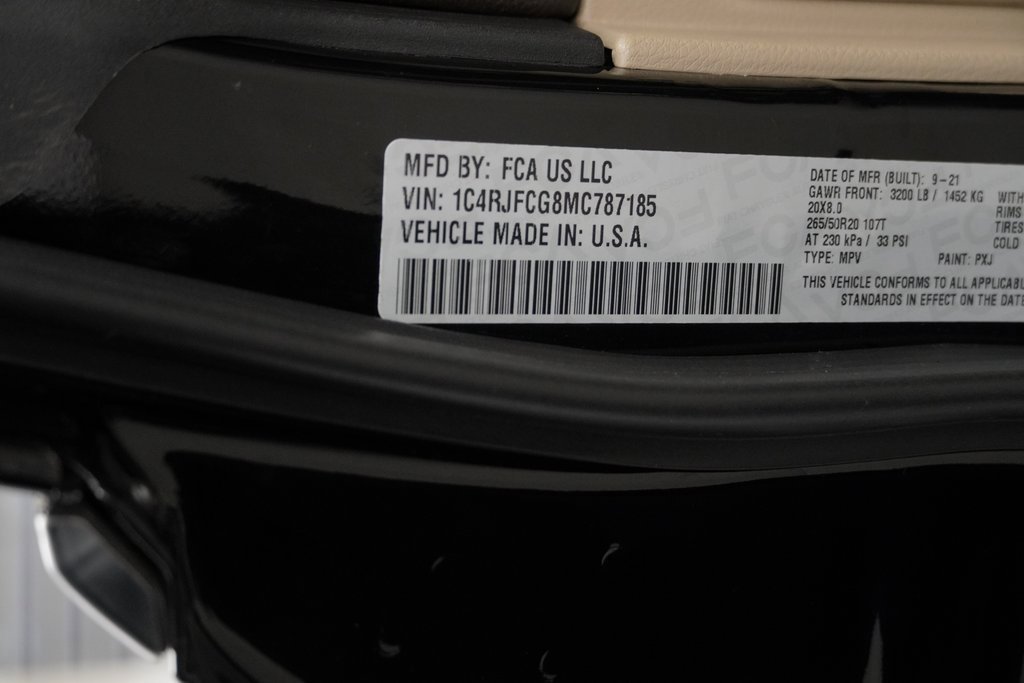 Certified 2021 Jeep Grand Cherokee Overland image 55