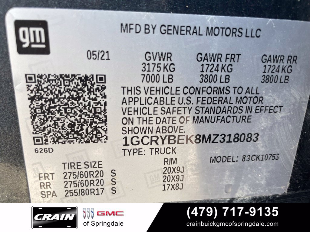 Used 2021 Chevrolet Silverado 1500 Custom AWD/4WD image 31