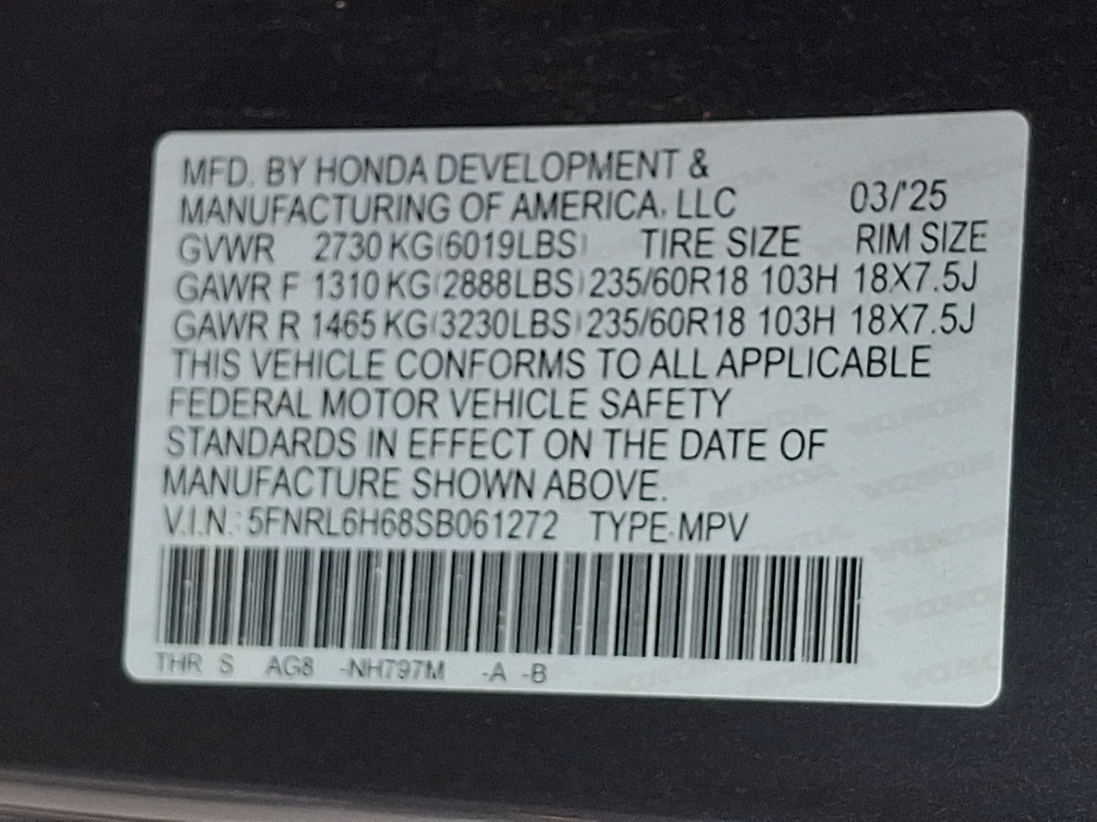 Used 2025 Honda Odyssey EX-L image 28