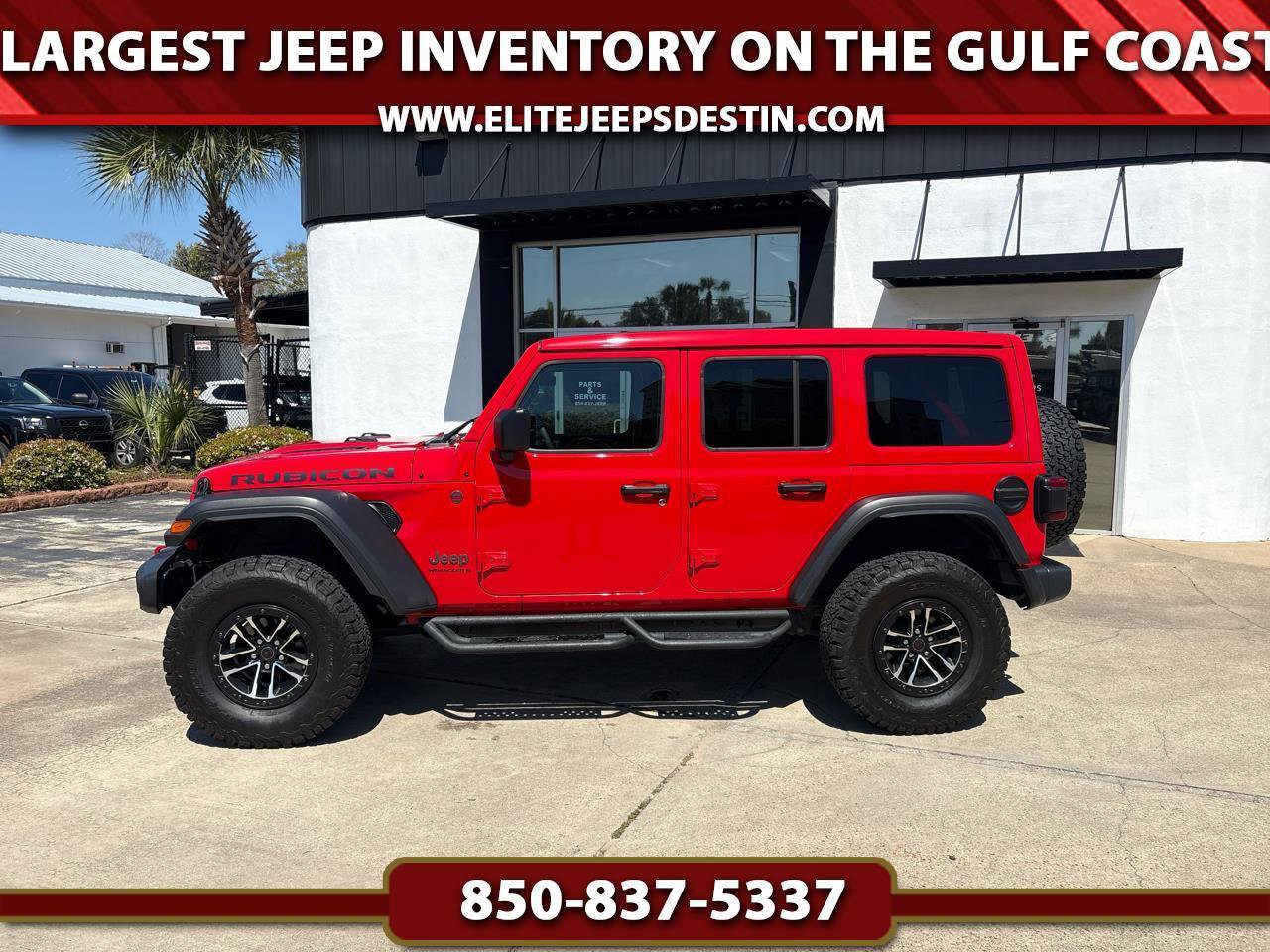Used 2024 Jeep Wrangler Unlimited Rubicon w/ XTREMEE 35" Tire Package AWD/4WD image 1