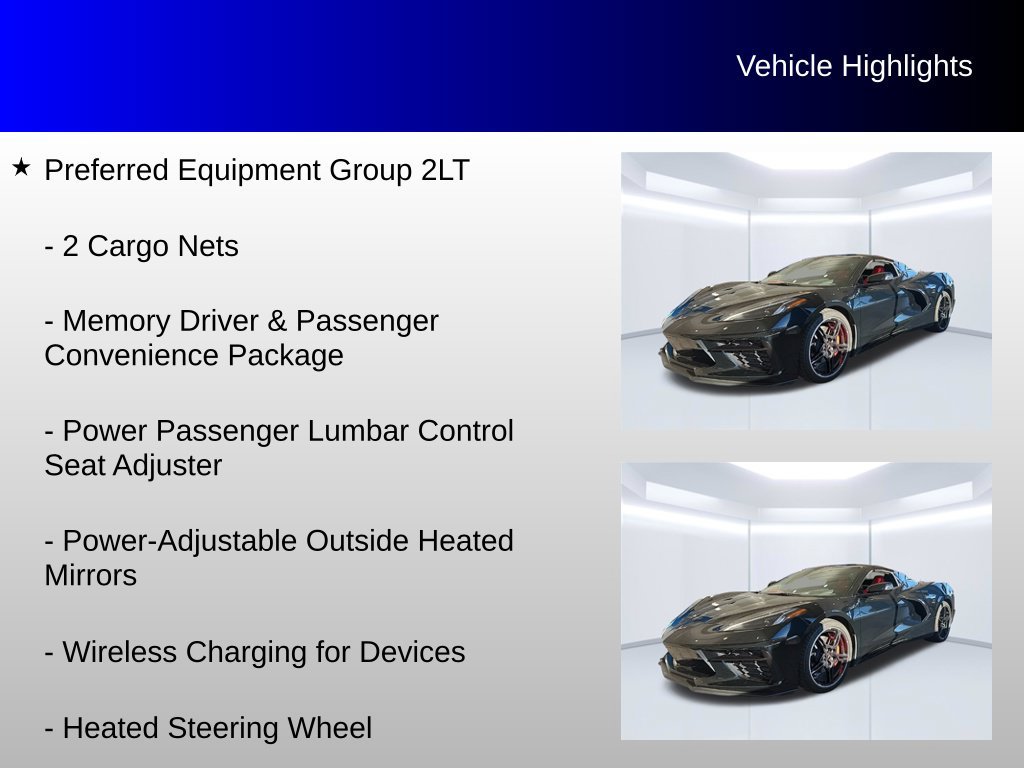 Used 2022 Chevrolet Corvette Stingray Preferred Conv w/ Battery Protection Package RWD image 12