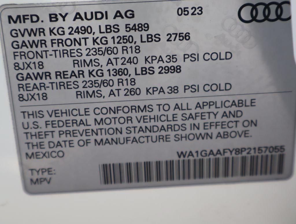 Used 2023 Audi Q5 2.0T Premium w/ Convenience Package AWD/4WD image 54