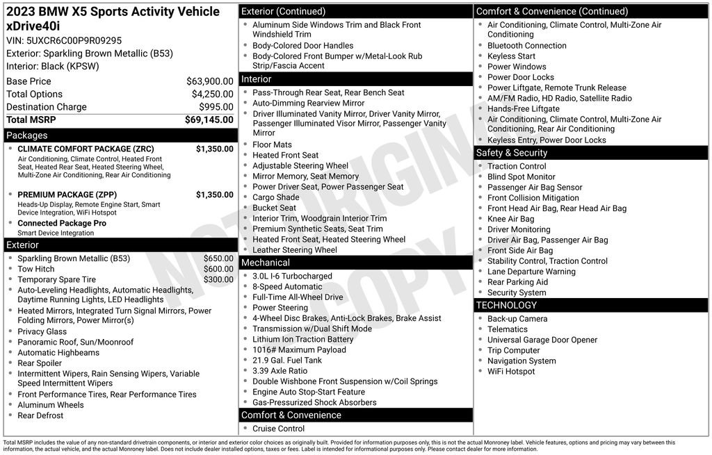 Used 2023 BMW X5 xDrive40i w/ Premium Package image 24