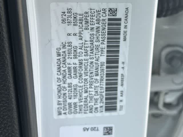 Certified 2024 Honda Civic EX image 22