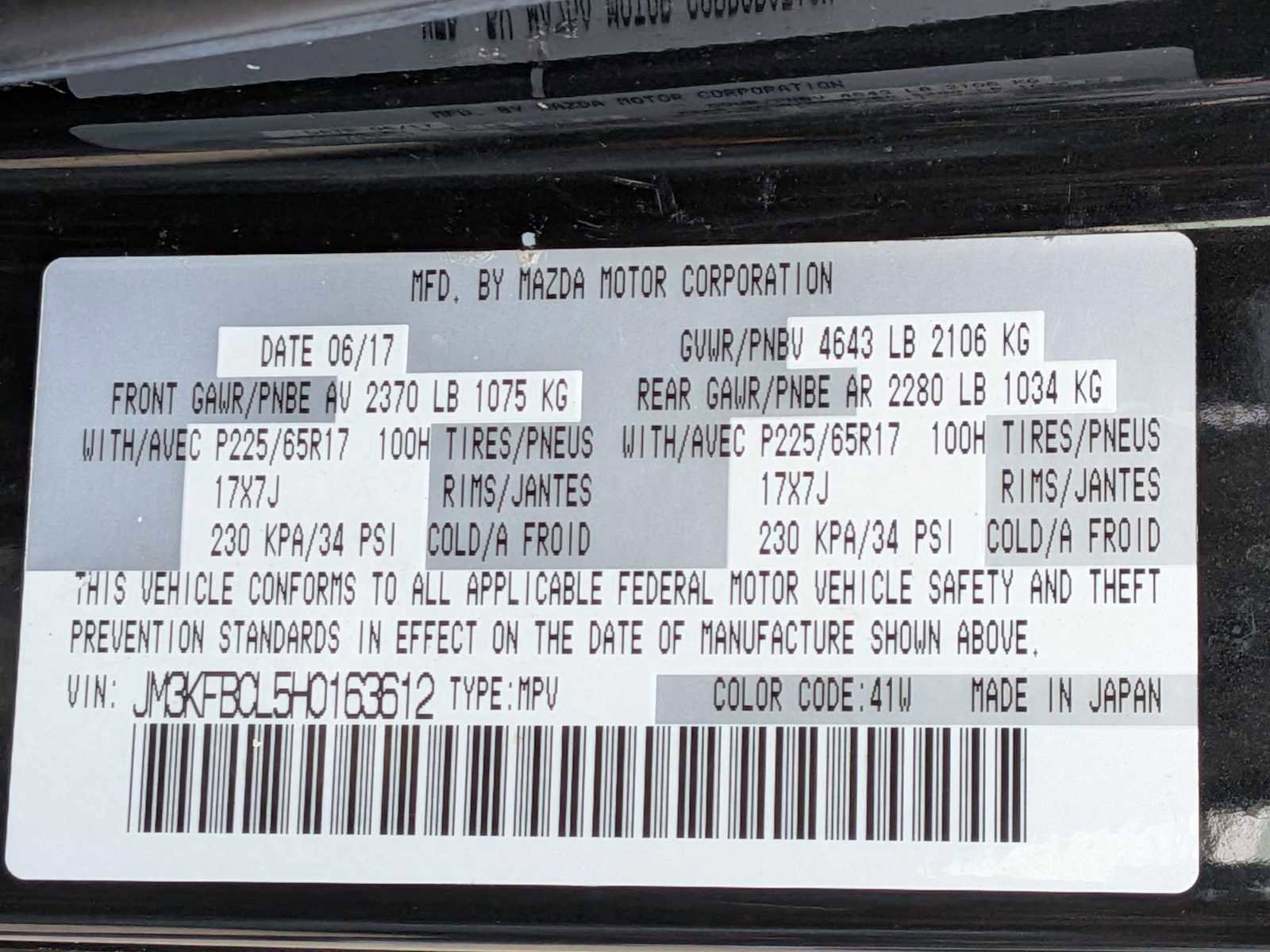 Used 2017 MAZDA CX-5 Touring w/ Preferred Equipment Package image 33