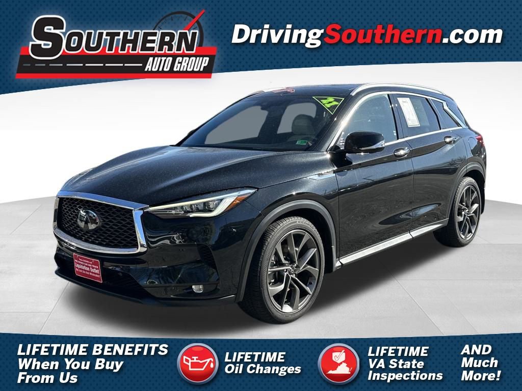 Used 2021 INFINITI QX50 Autograph w/ Premium White Leather Package