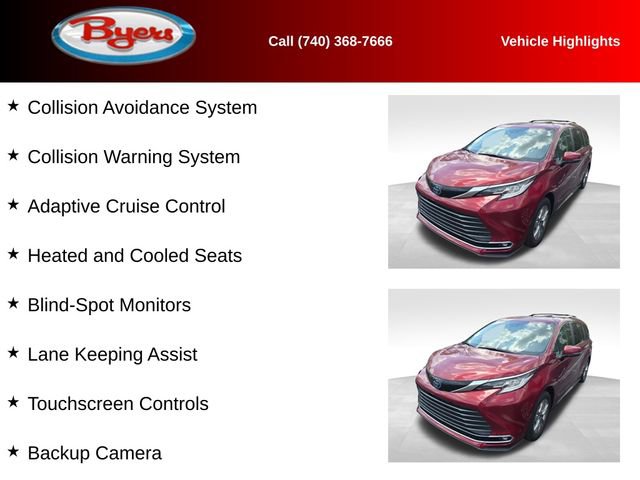 Used 2024 Toyota Sienna Limited AWD/4WD image 11