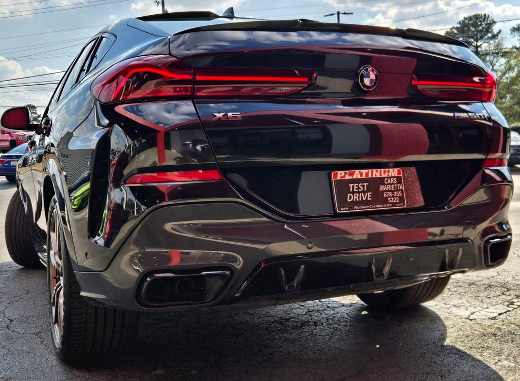 Used 2021 BMW X6 M50i w/ Executive Package AWD/4WD image 4