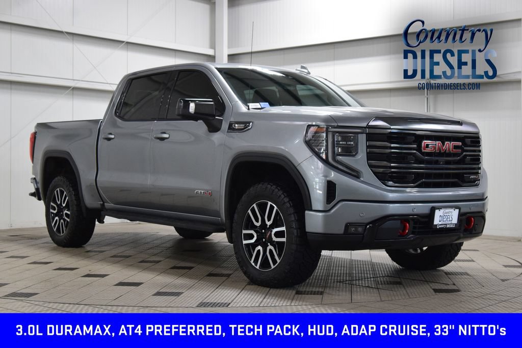 Used 2023 GMC Sierra 1500 AT4 w/ Technology Package AWD/4WD video 1