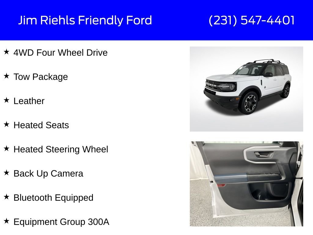 Used 2022 Ford Bronco Sport Outer Banks w/ Tech Package image 6