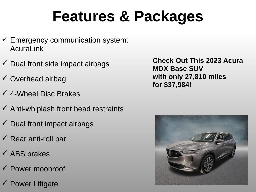 Used 2023 Acura MDX w/ Technology Package AWD/4WD image 20