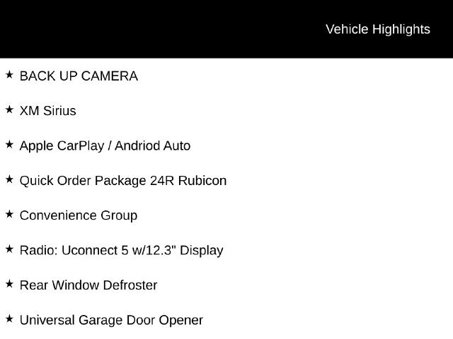 Used 2025 Jeep Wrangler Unlimited Rubicon w/ Convenience Group AWD/4WD image 6