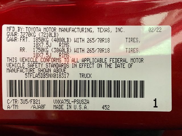 Used 2022 Toyota Tundra SR5 image 23