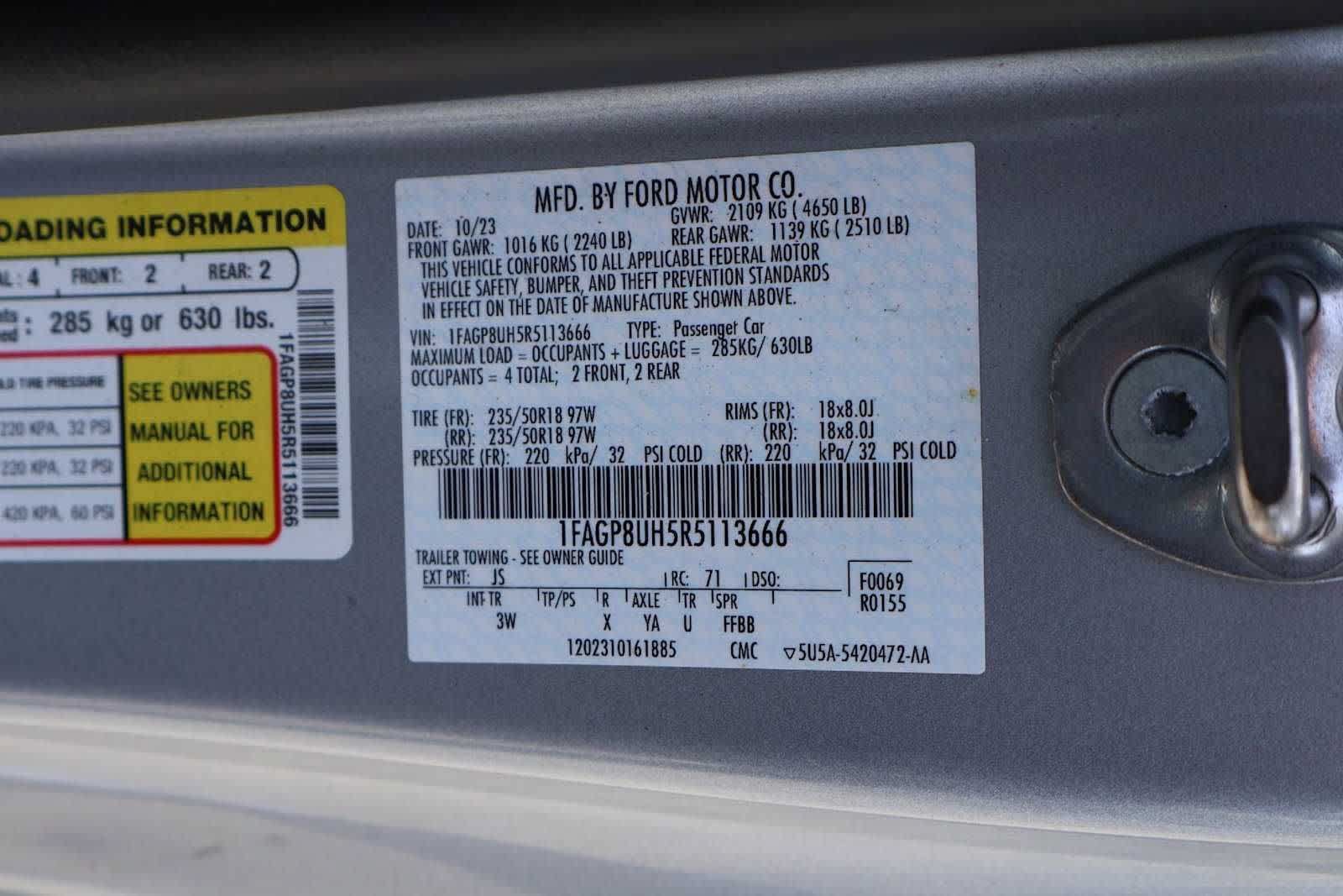 Used 2024 Ford Mustang Premium RWD image 20