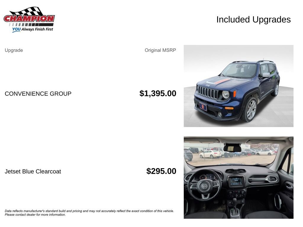 Used 2021 Jeep Renegade Latitude w/ Convenience Group AWD/4WD image 7