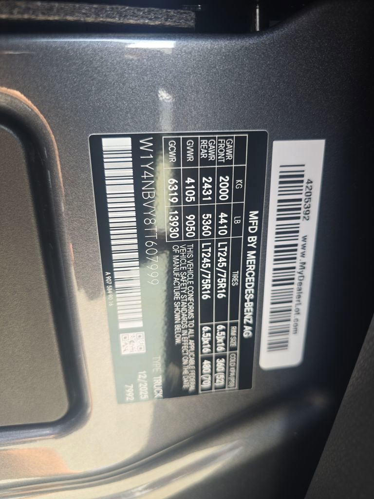 New 2026 Mercedes-Benz Sprinter 2500 image 28