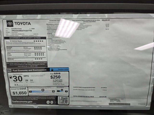 New 2026 Toyota Corolla Cross L AWD/4WD image 7