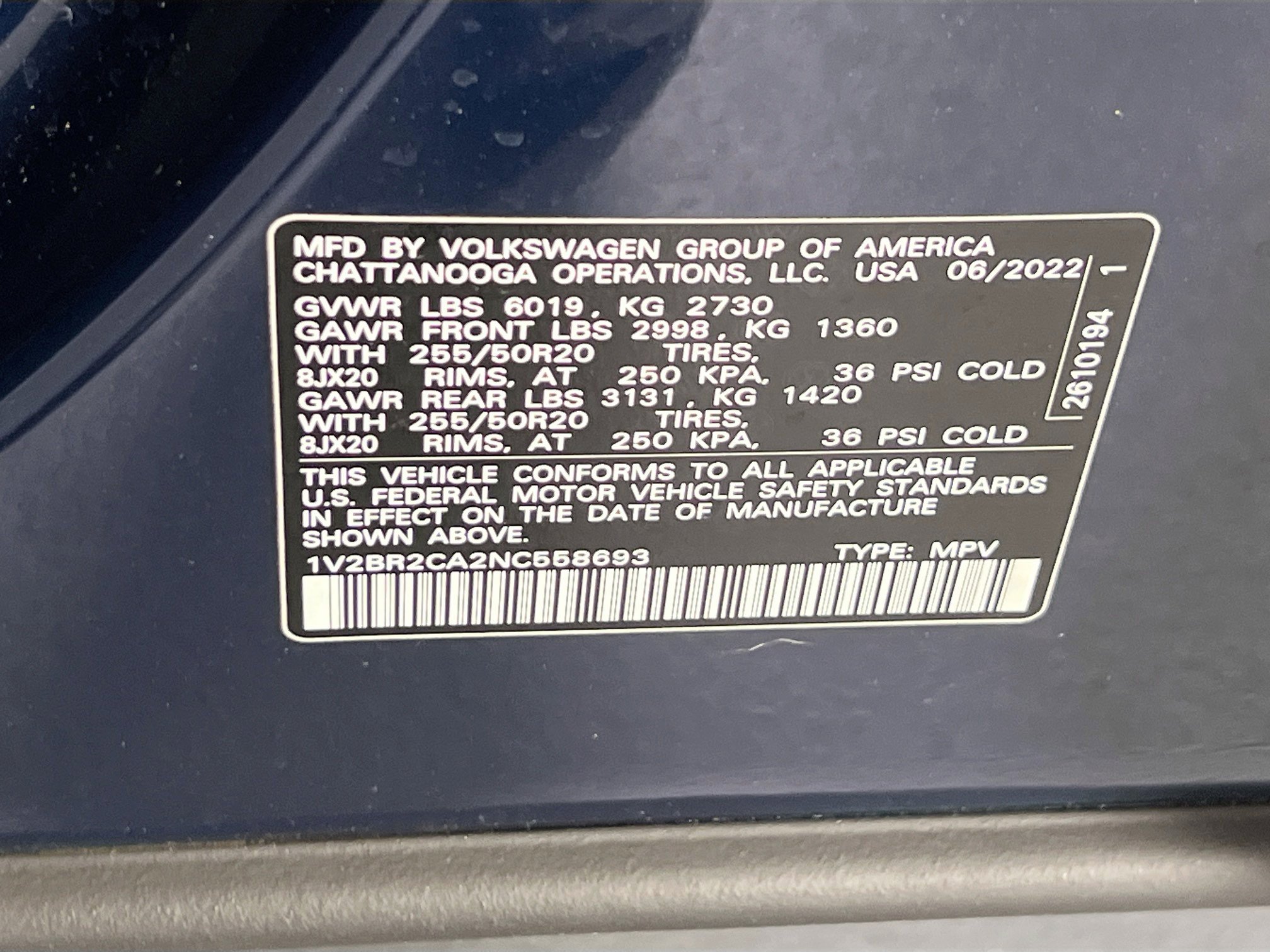 Used 2022 Volkswagen Atlas SEL image 33