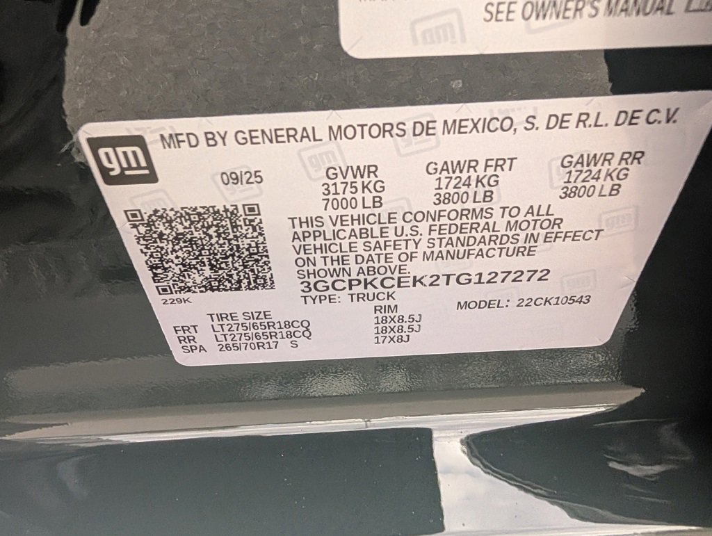 New 2026 Chevrolet Silverado 1500 Custom Trail Boss image 23