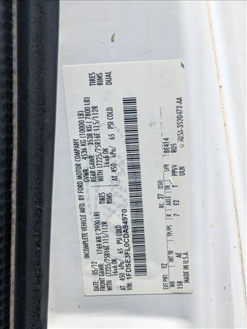 Used 2012 Ford E-350 and Econoline 350 Super Duty RWD image 12