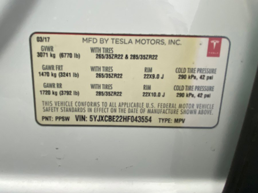 Used 2017 Tesla Model X 90D image 51