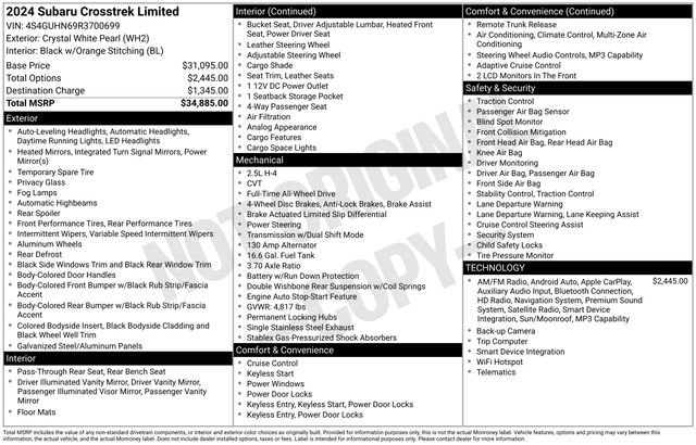 Used 2024 Subaru Crosstrek 2.5i Limited image 4