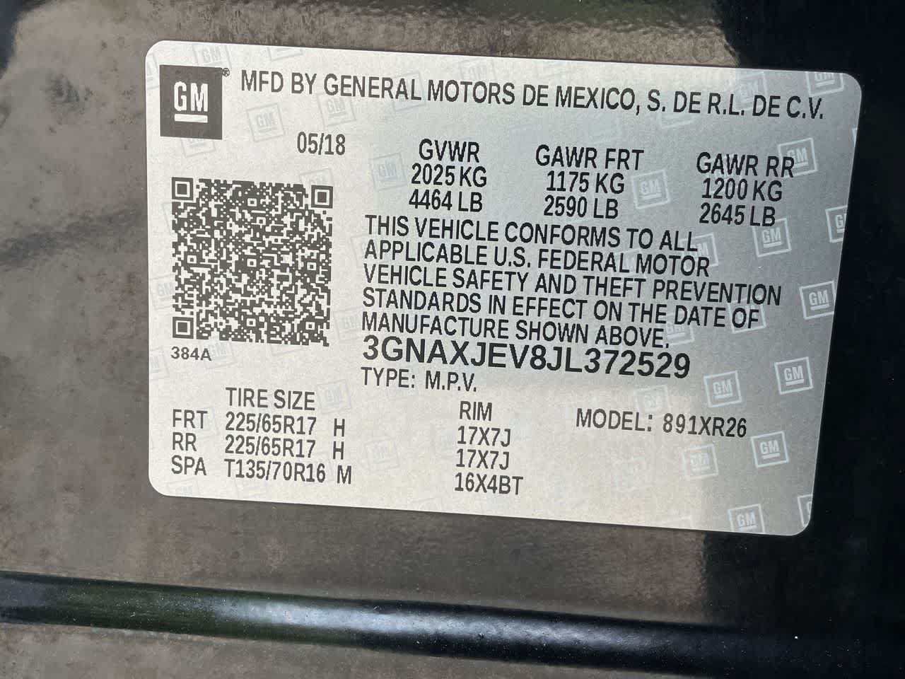 Used 2018 Chevrolet Equinox LT w/ Sun & Infotainment Package FWD image 32