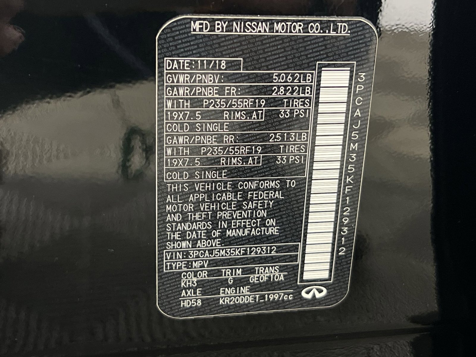 Used 2019 INFINITI QX50 Luxe image 30