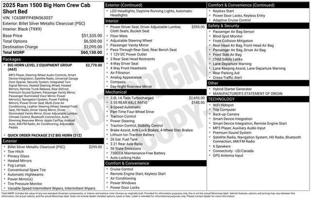 Used 2025 RAM 1500 Big Horn AWD/4WD image 27