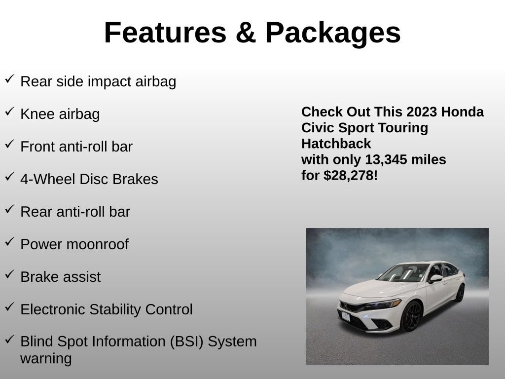 Used 2023 Honda Civic Sport Touring image 16