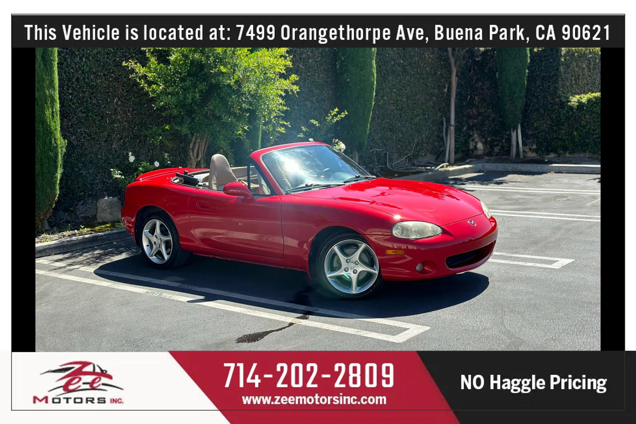 Used 2001 MAZDA MX-5 Miata LS