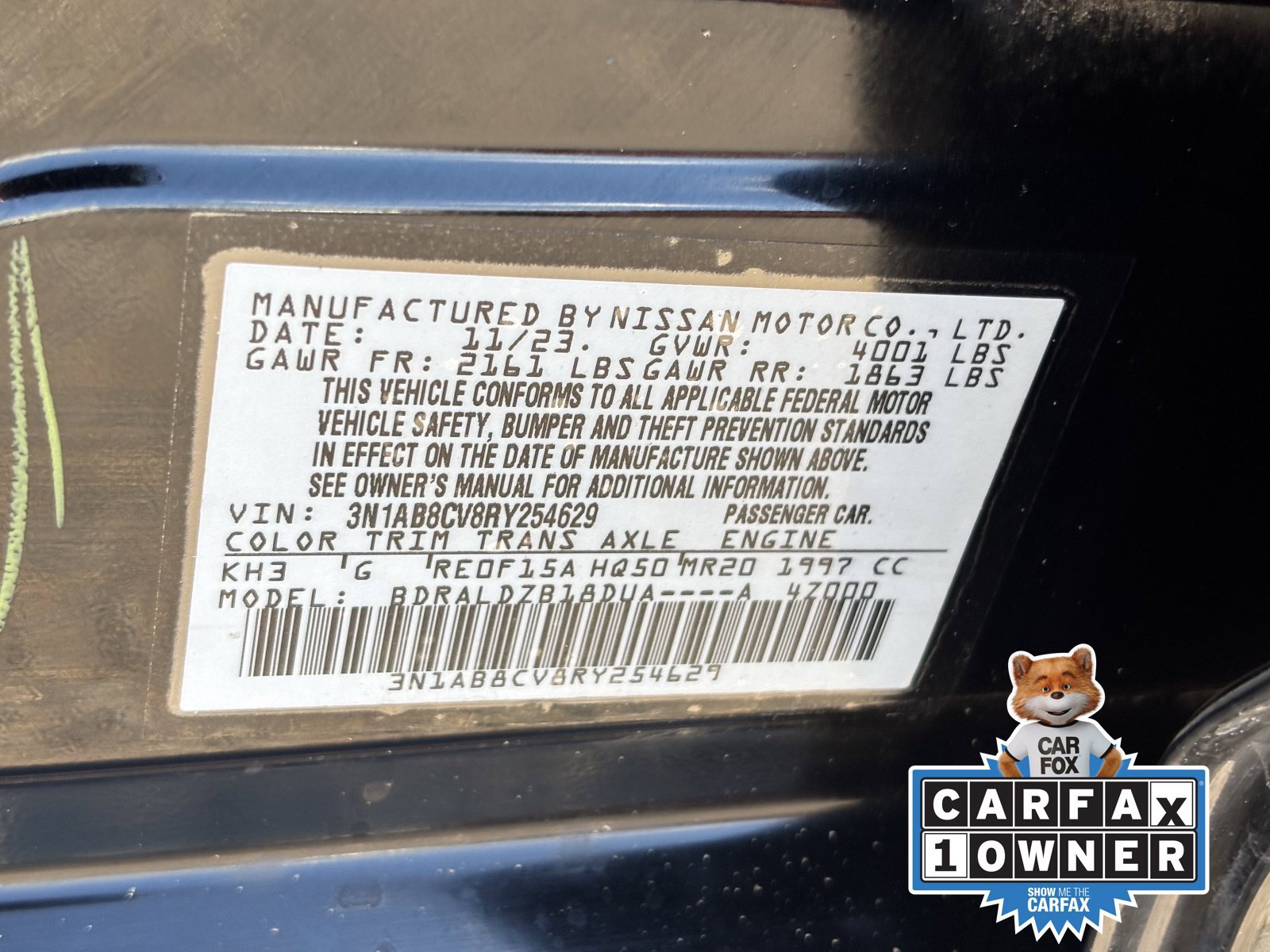 Certified 2024 Nissan Sentra SV FWD image 34