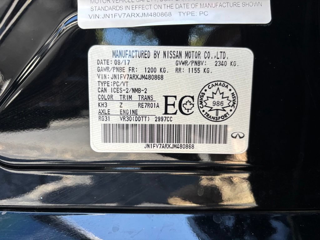 Used 2018 INFINITI Q50 Red Sport 400 AWD/4WD image 18