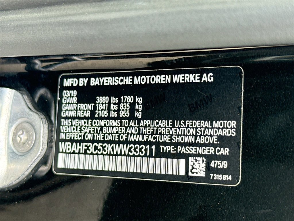 Used 2019 BMW Z4 sDrive30i w/ M Sport Package image 37