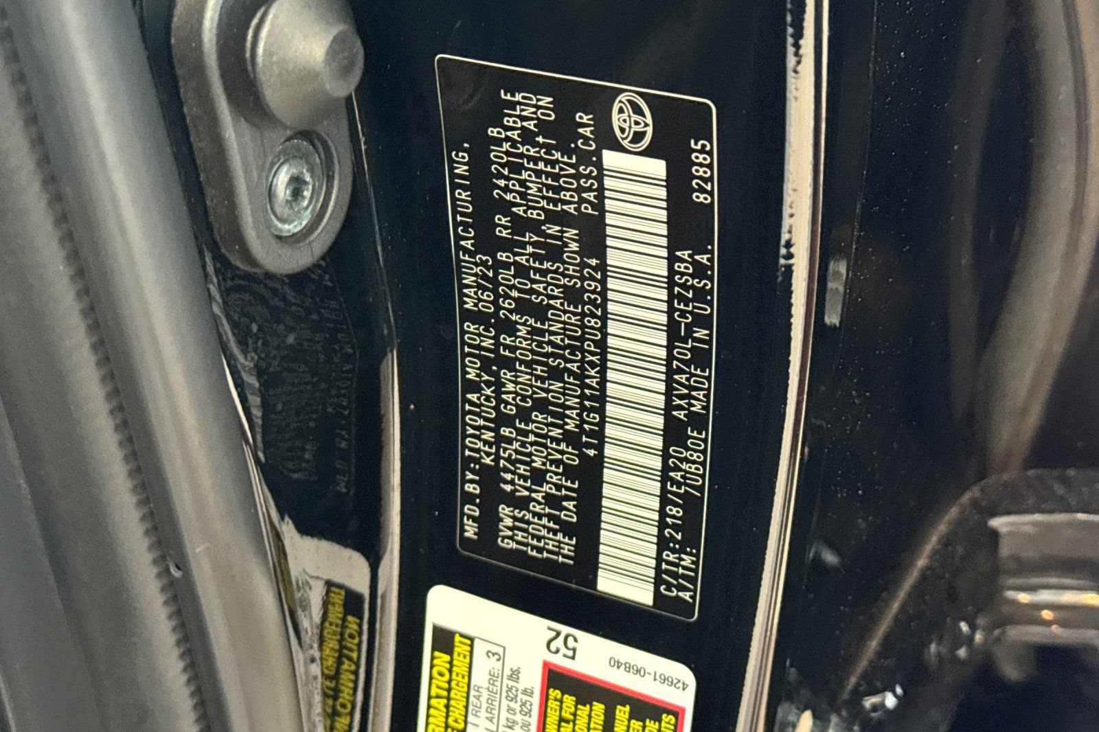 Certified 2023 Toyota Camry SE FWD image 27