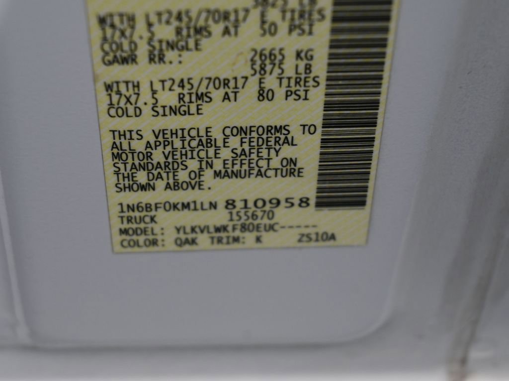 Used 2020 Nissan NV 1500 S image 17