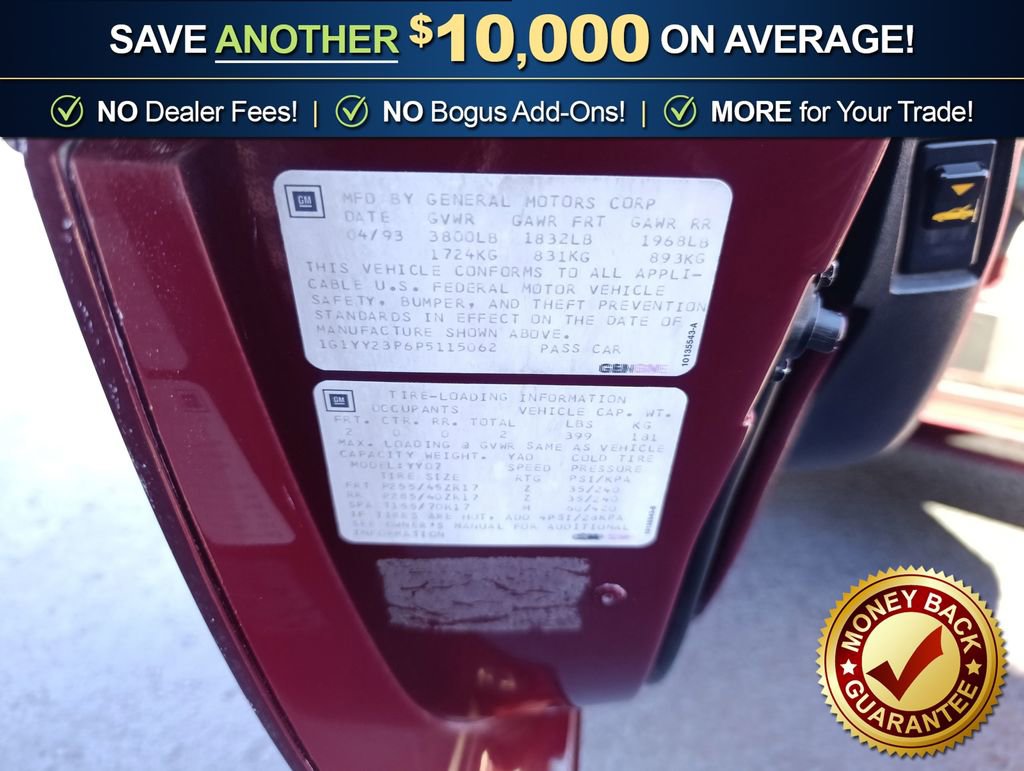 Used 1993 Chevrolet Corvette Base image 32