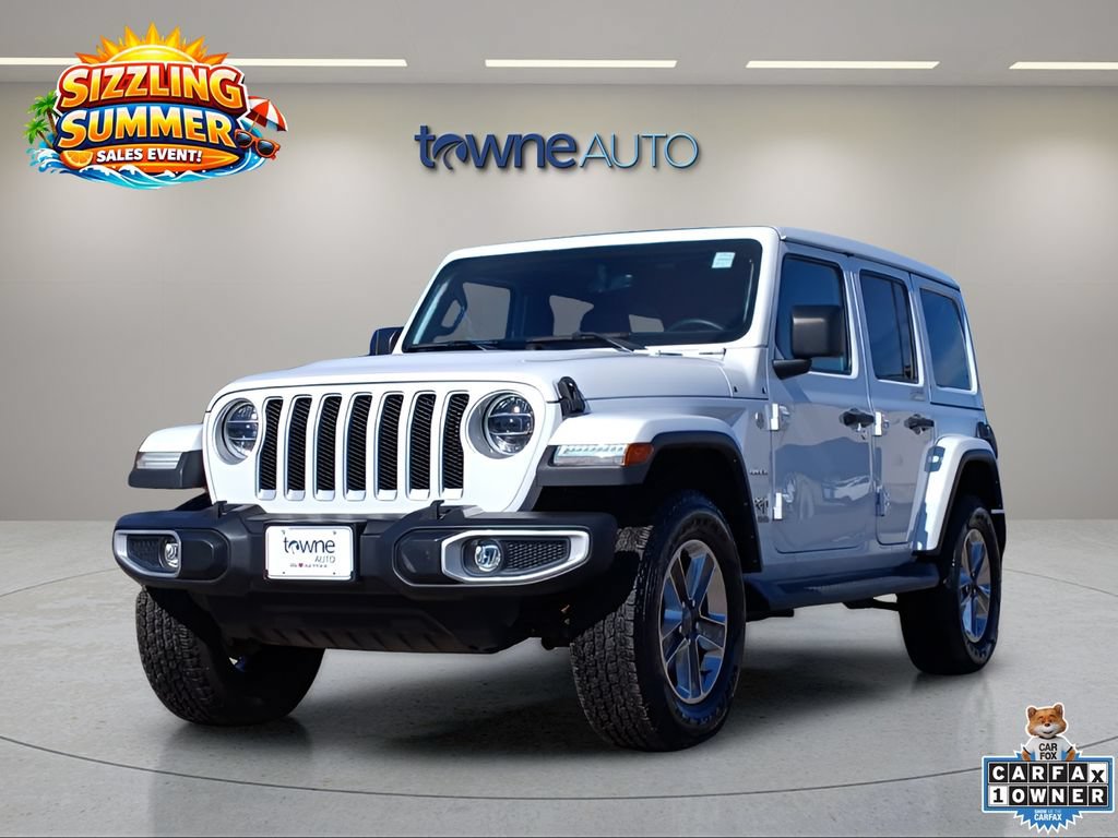 Used 2022 Jeep Wrangler Unlimited Sahara w/ LED Lighting Group AWD/4WD image 1