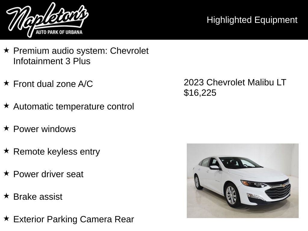 Used 2023 Chevrolet Malibu LT FWD image 15