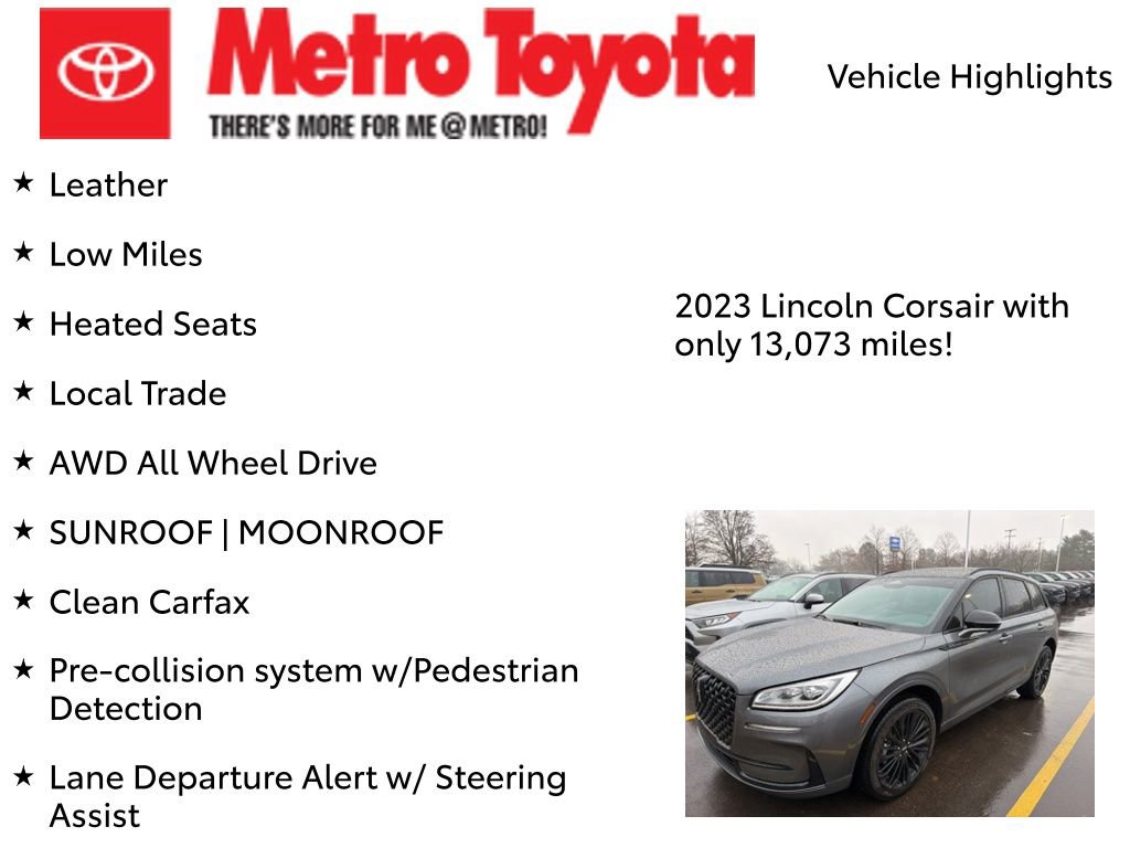 Used 2023 Lincoln Corsair Reserve w/ Equipment Group 201A image 8