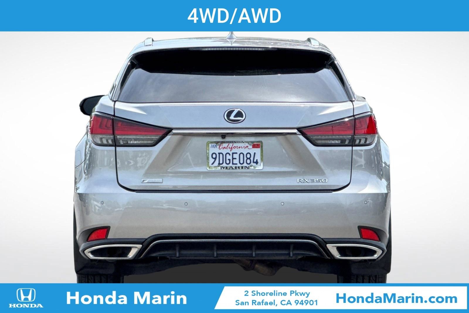 Used 2020 Lexus RX 350 F Sport w/ Accessory Package AWD/4WD image 6