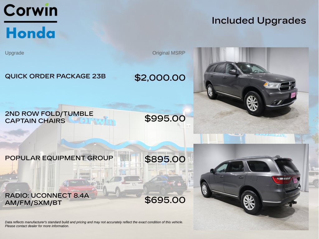 Used 2014 Dodge Durango SXT w/ Quick Order Package 23B AWD/4WD image 4