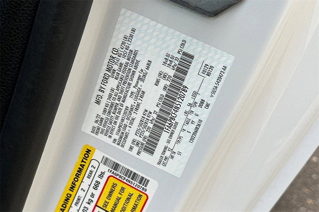 Used 2022 Ford Mustang GT Premium w/ Equipment Group 401A image 30