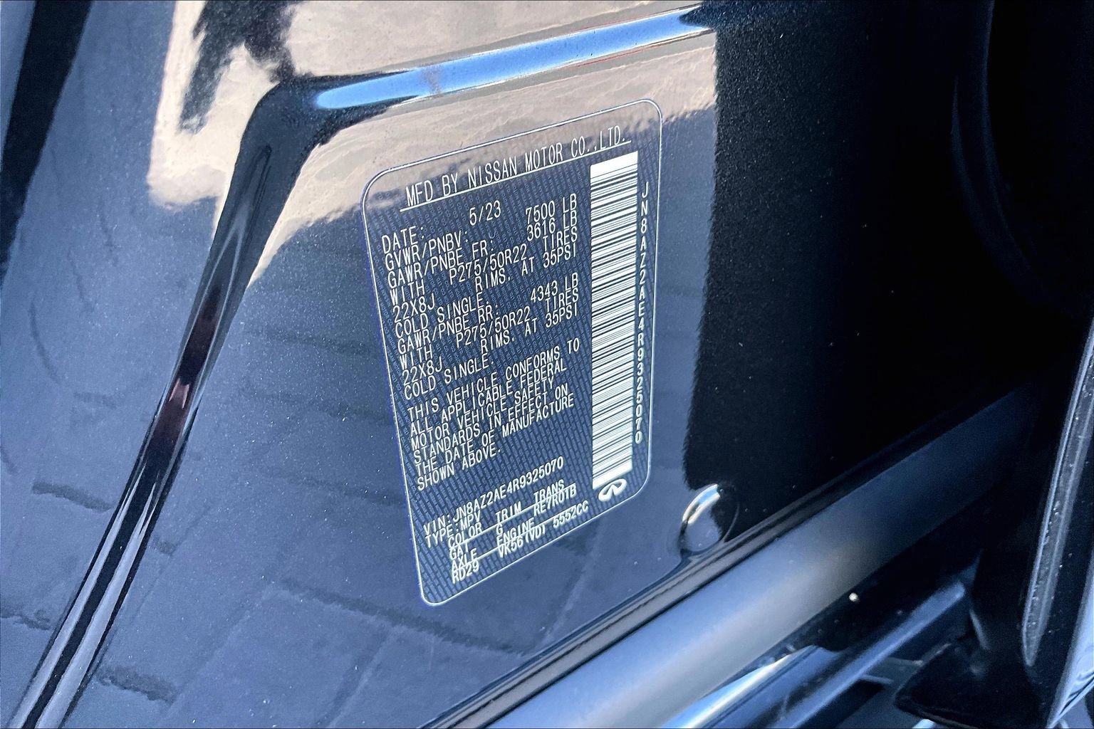 Used 2024 INFINITI QX80 Premium Select w/ Cargo Package AWD/4WD image 36