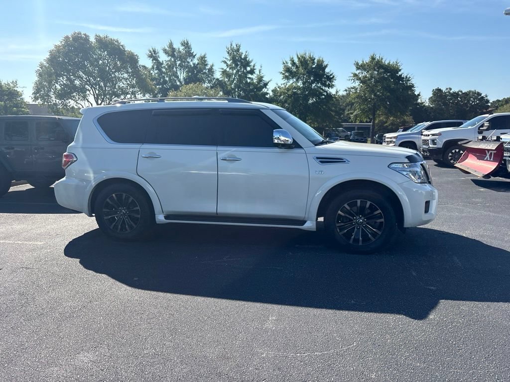 Used 2020 Nissan Armada Platinum w/ Captain's Chairs Package RWD image 2