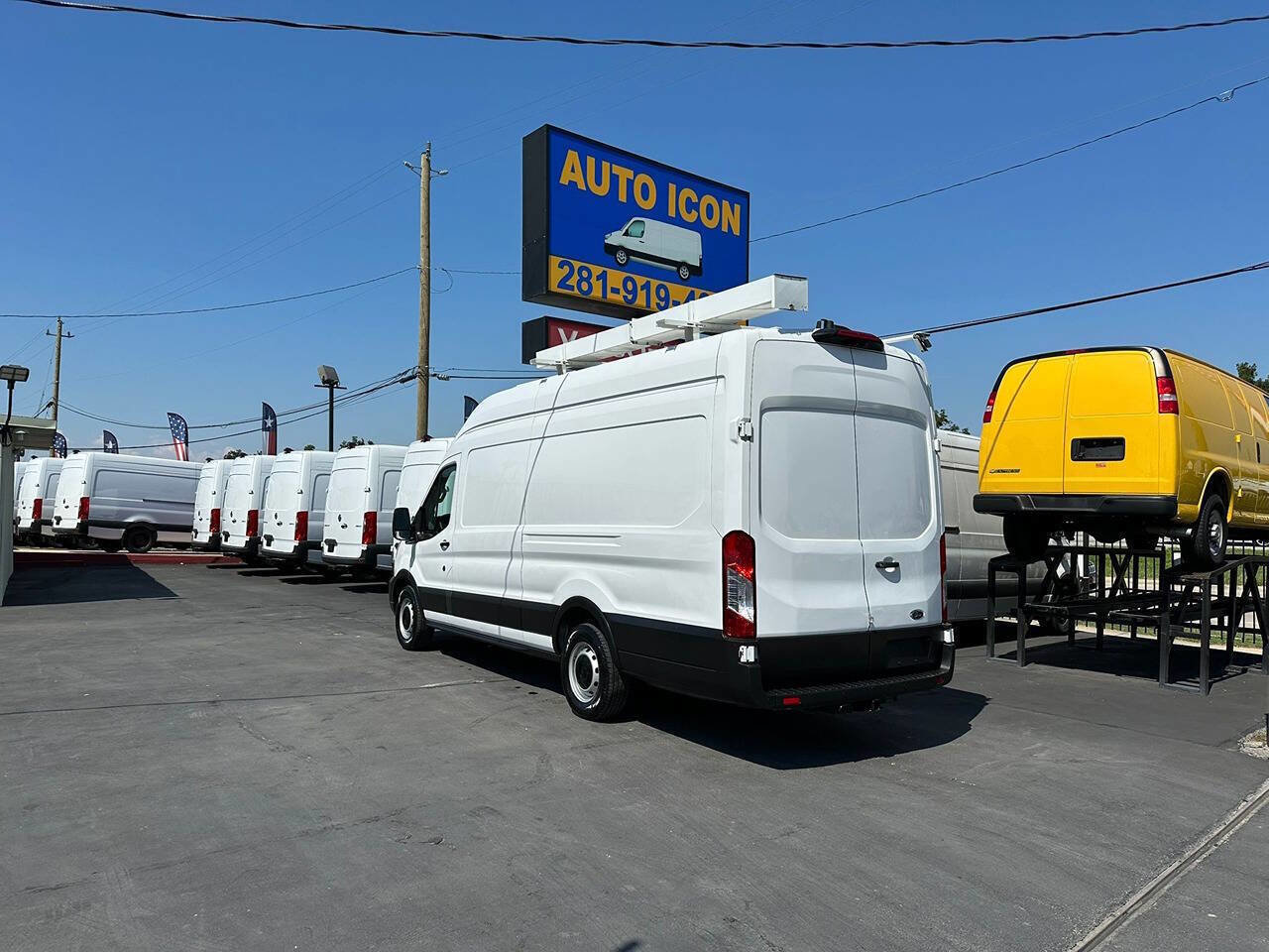 Used 2021 Ford Transit 350 148 High Roof Extended image 2