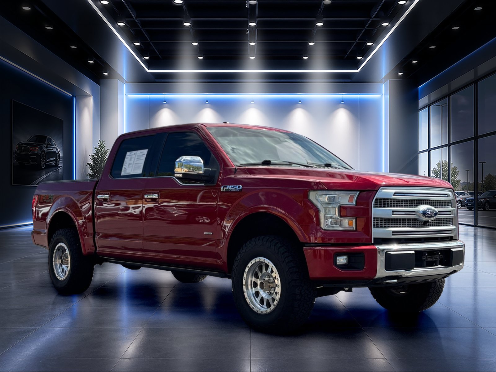 Used 2015 Ford F150 Platinum w/ Equipment Group 701A Luxury AWD/4WD image 2